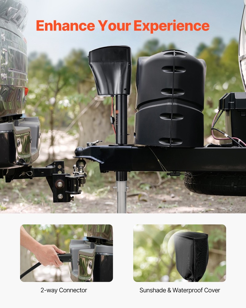 VEVOR Electric Trailer Jack 5000 lbs Power Tongue Jack for RV Trailer Camper