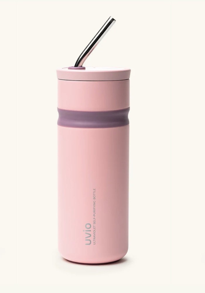 Uvio Self-Purifying Water Bottle - April Blush