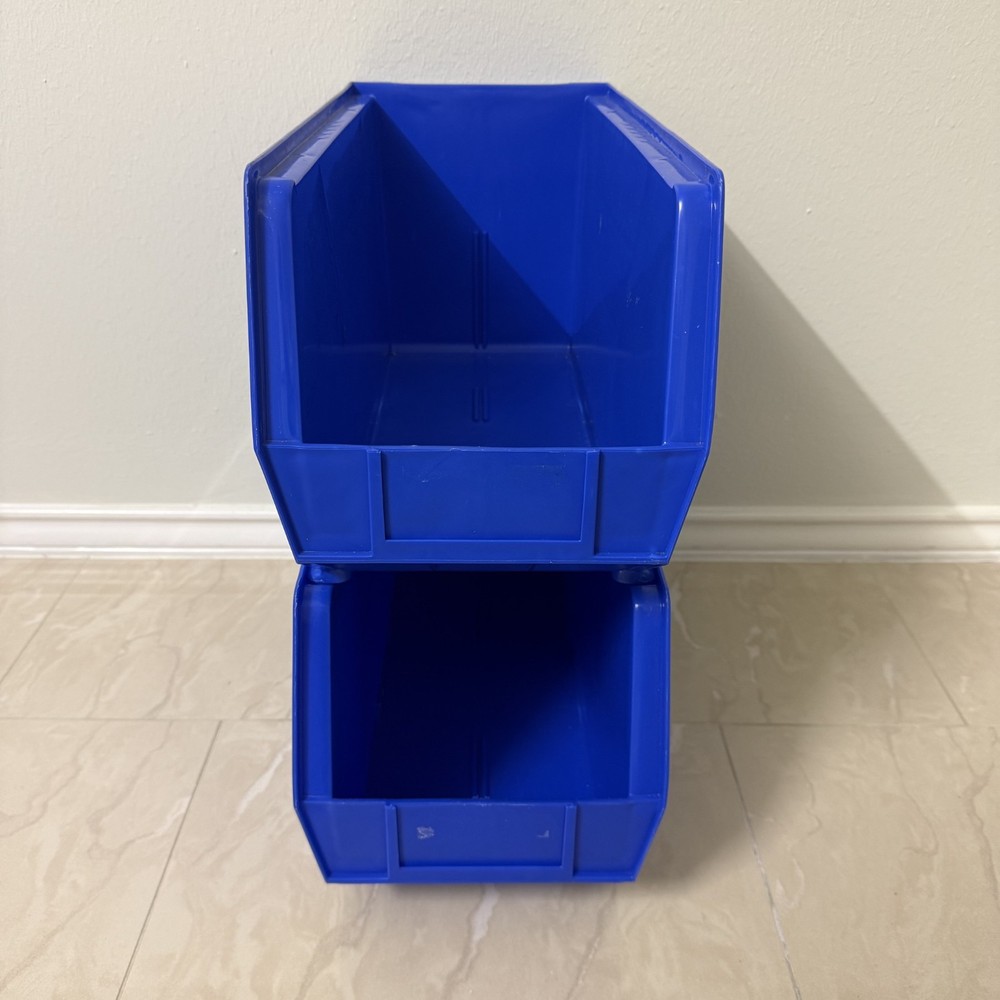 (2 Pack) AkroBins 30265 Plastic  Storage Bin -  18" x 8.25" x 9"