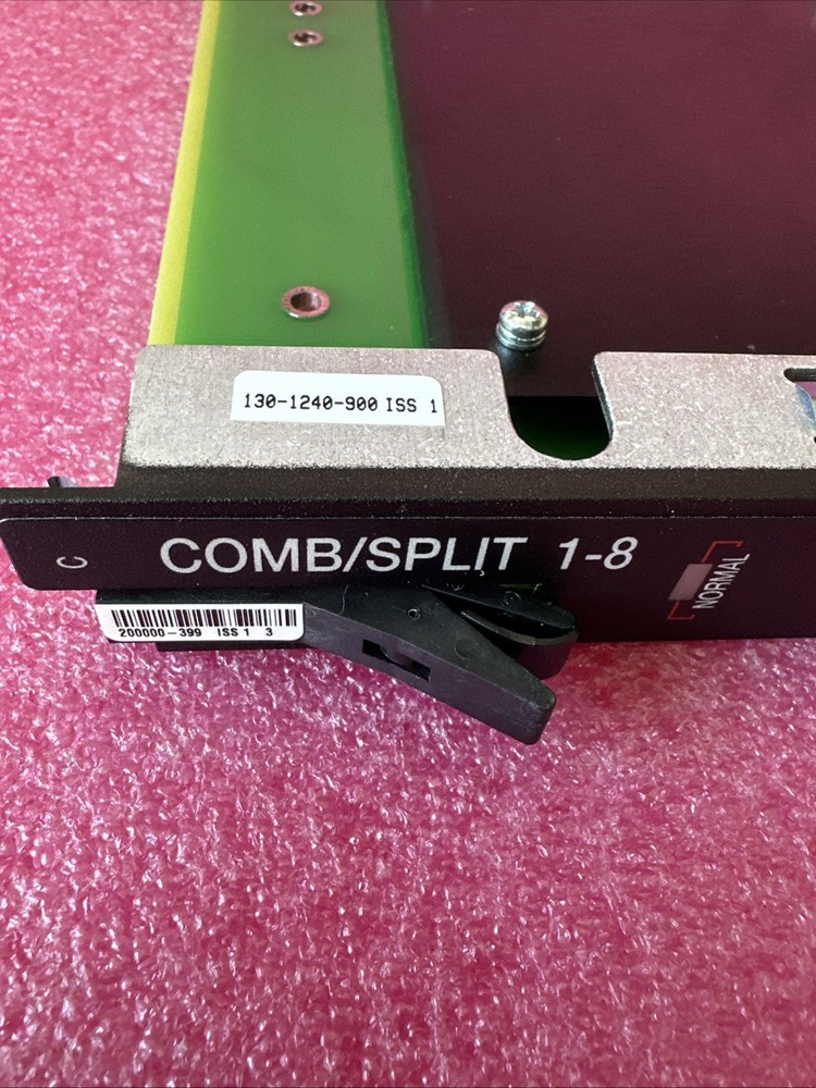 Ciena 130-1240-900 ISS Comb/Split 1-8 Combiner Splitter Module
