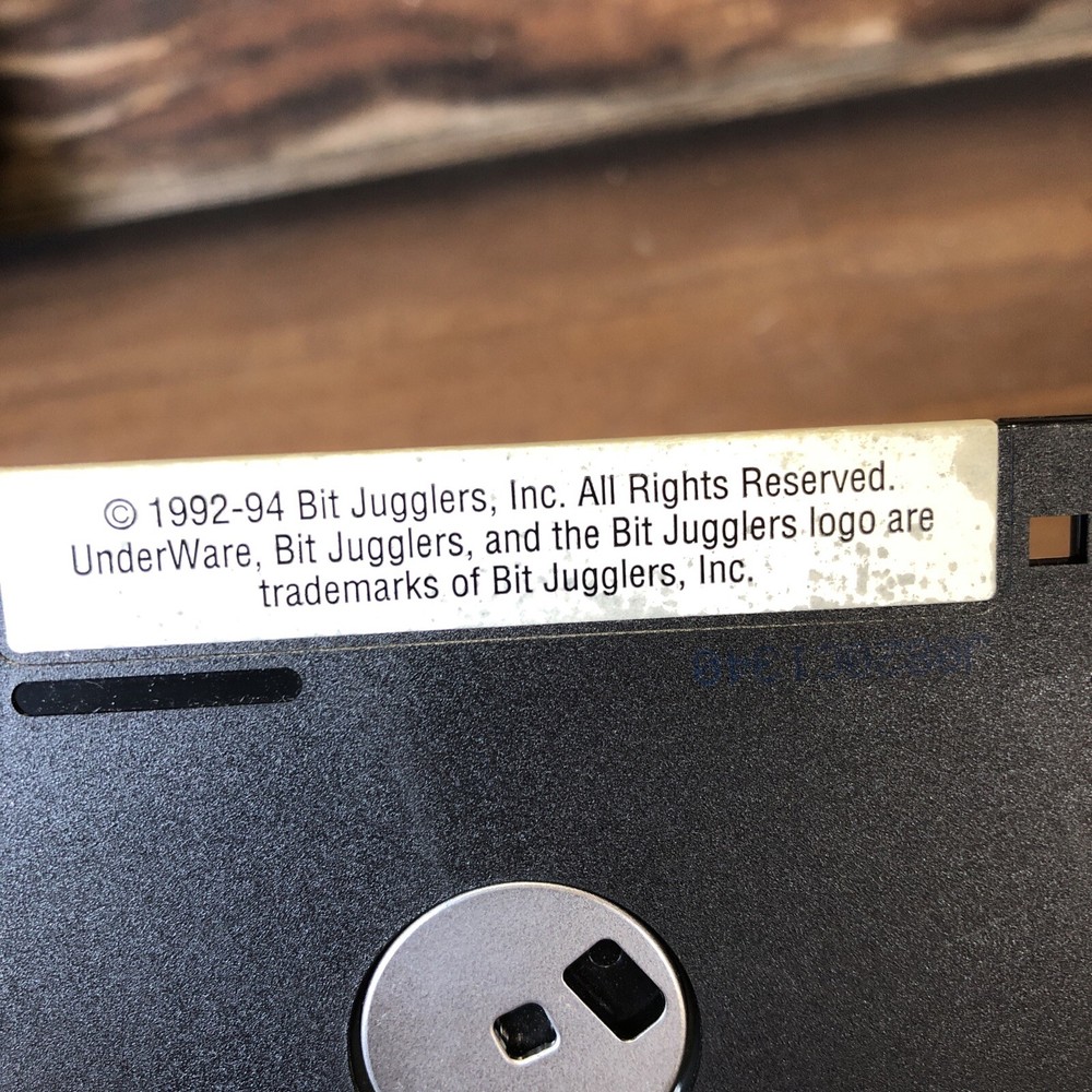 Vintahe 1994 UnderWare Software for Macintosh