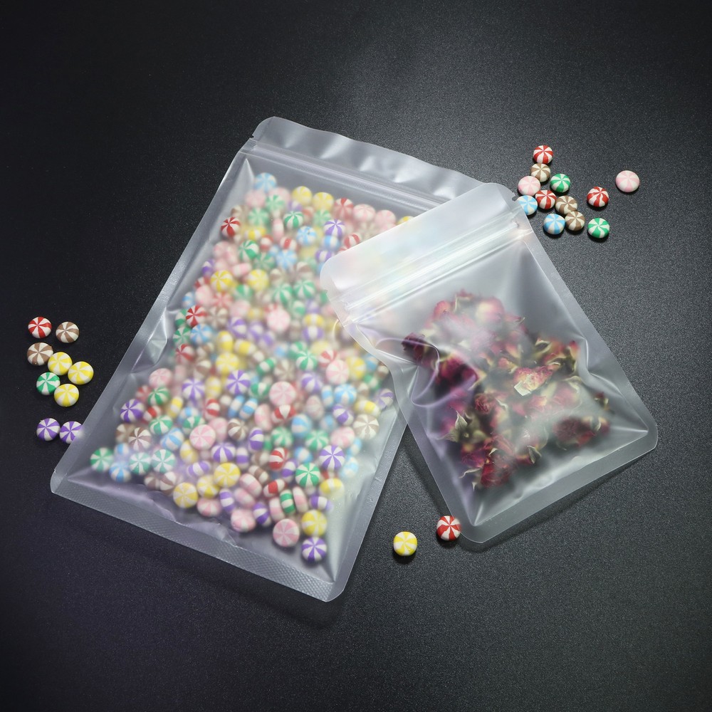 Many Sizes/Quantities Sample Option Flat Matte Frosted Clear-Poly QuickQlickBags