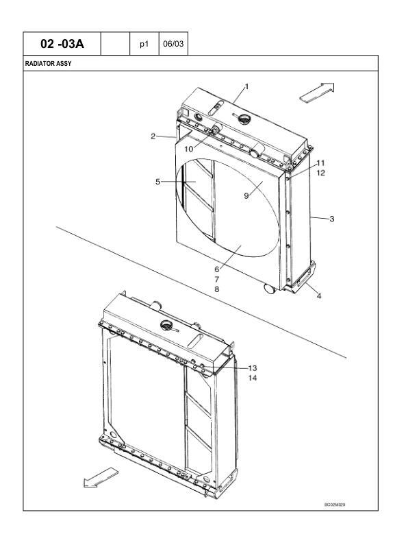 Case 650K Crawler Dozer Parts Catalog Manual Exploded View Diagrams Book