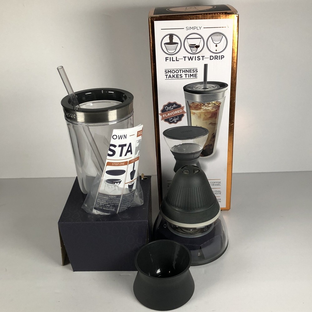 Coolgear Bru Iced Coffee Cold Brew System  Personal 1 Cup Brewing System