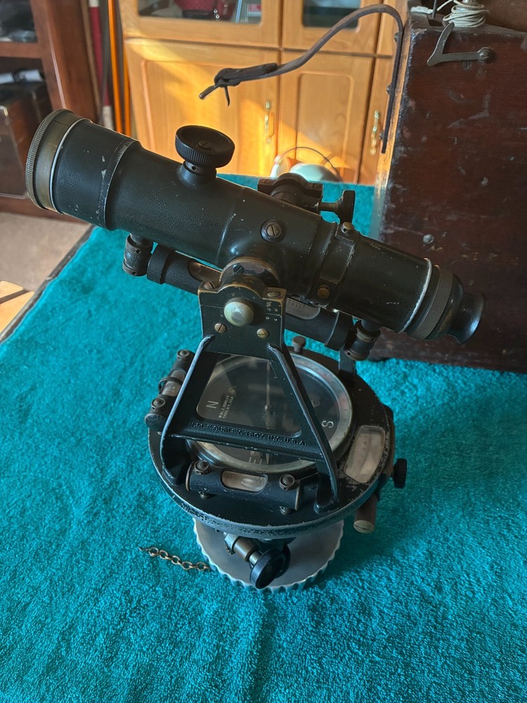 Antique W & LE Gurley ... Sn 30404 with Box & strap