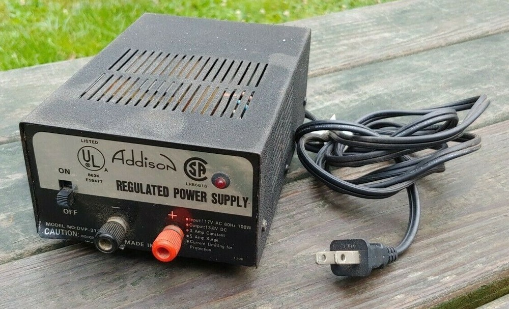 Original ADDISON Model DVP-312 Regulated POWER SUPPLY