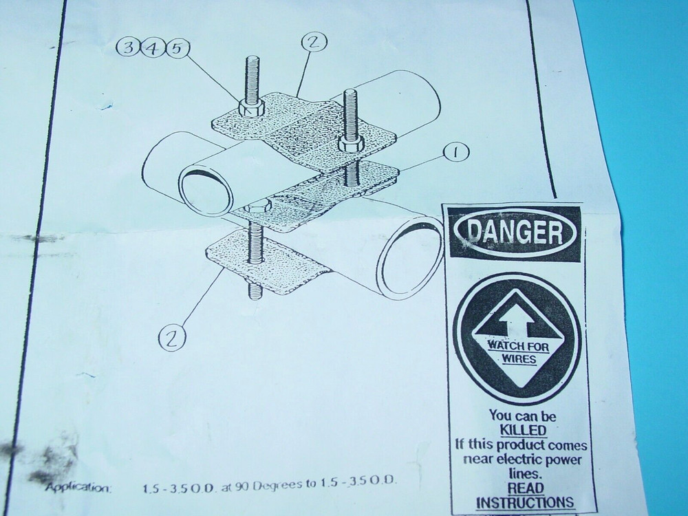 Sinclair - 90 Degree Pipe-Pipe Clamp (CLAMP017)
