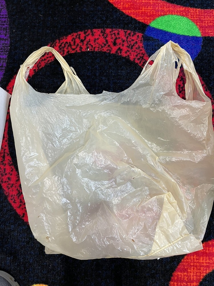 Vintage Plastic Farmer Jack Grocery Bag B1