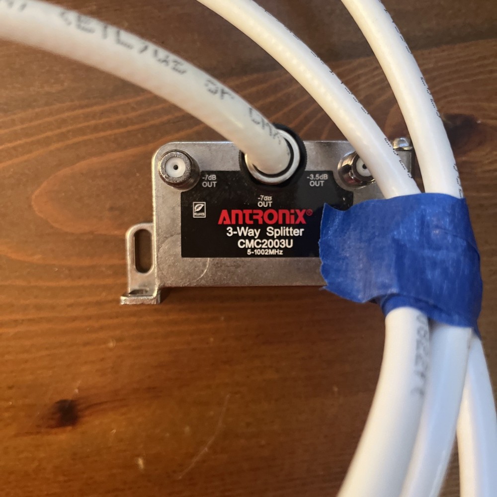 3-Way Antronix CMC2003U Cable Splitters Coaxial 3 output pro quality