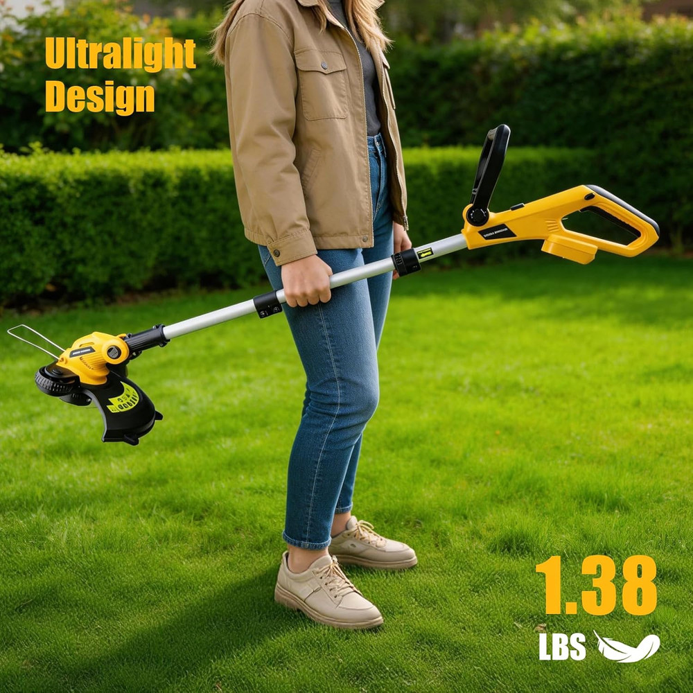 Weed Wacker Weed Eater, 3 in 1 Cordless String Trimmer Compatible with Dewalt 20