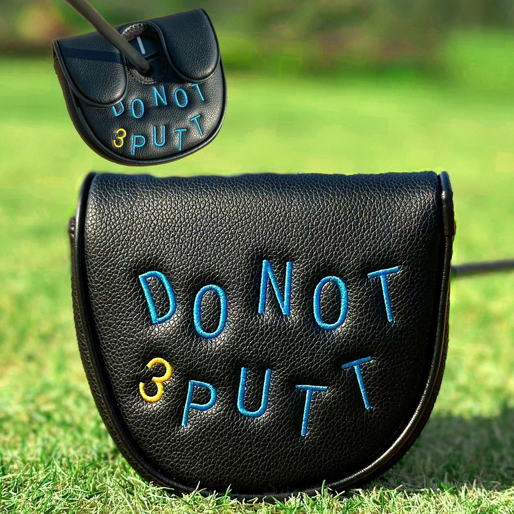 Lab DF3 Golf Putter Cover Black Magnetic Closure Mallet