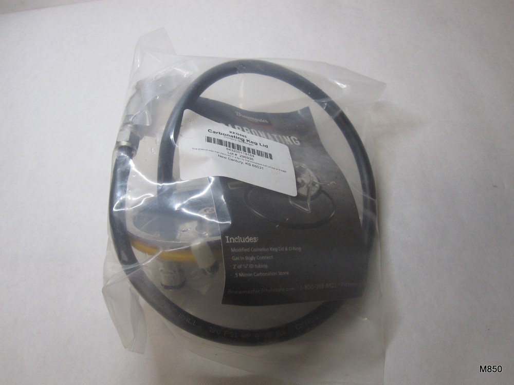 Carbonating Keg Lid Quick Beer Carbonator Welded Gas-In Ball Lock Body Connect