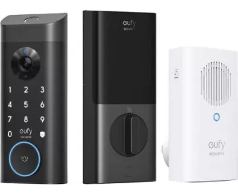 eufy Security Video Smart Lock E330 Camera Doorbell Fingerprint Lock With Chime