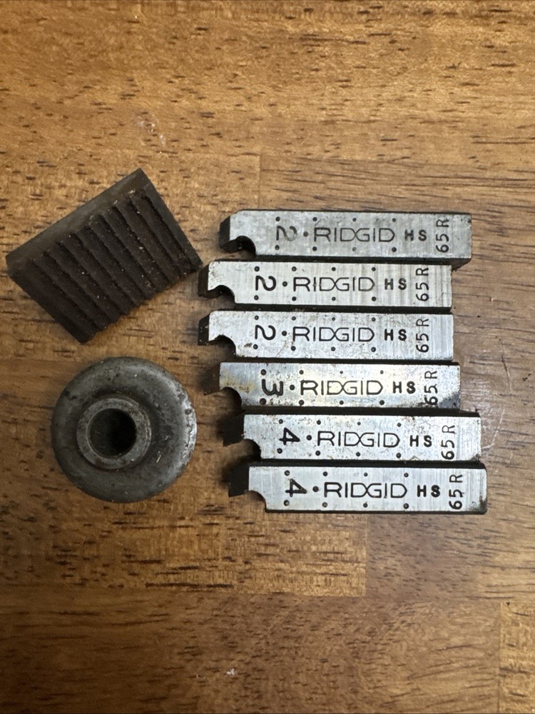 MISC Rigid HS 65R Pipe Threading Dies LOT #433