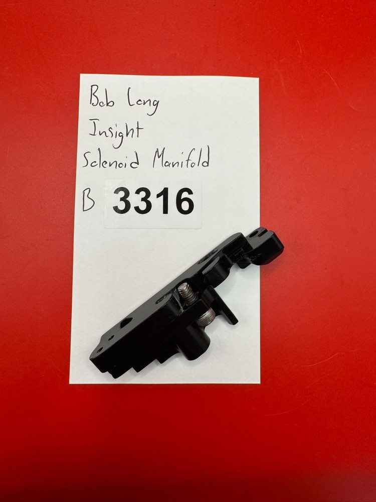 Bob Long Insight Solenoid Manifold Black
