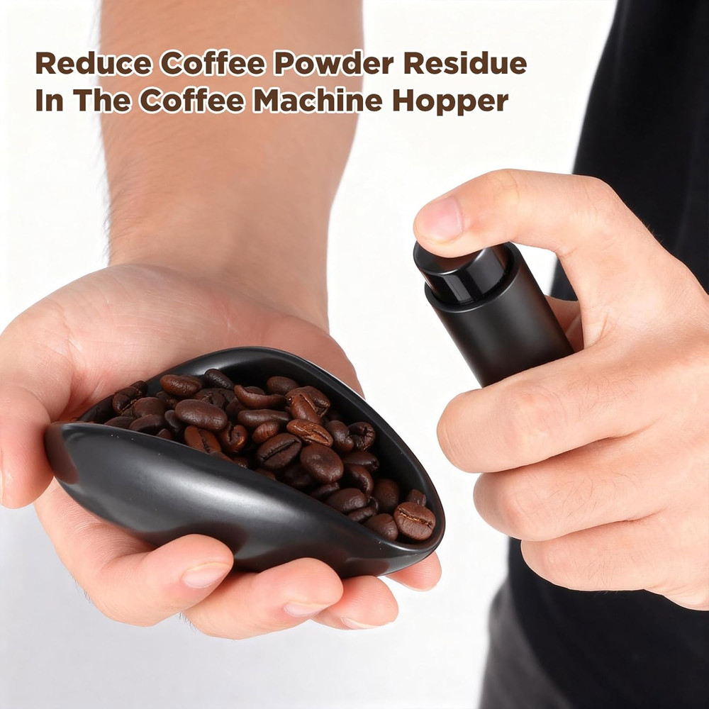 Ceramic Coffee Dosing Cup and Sprayer Gift Set with Spoon Rest and Holder