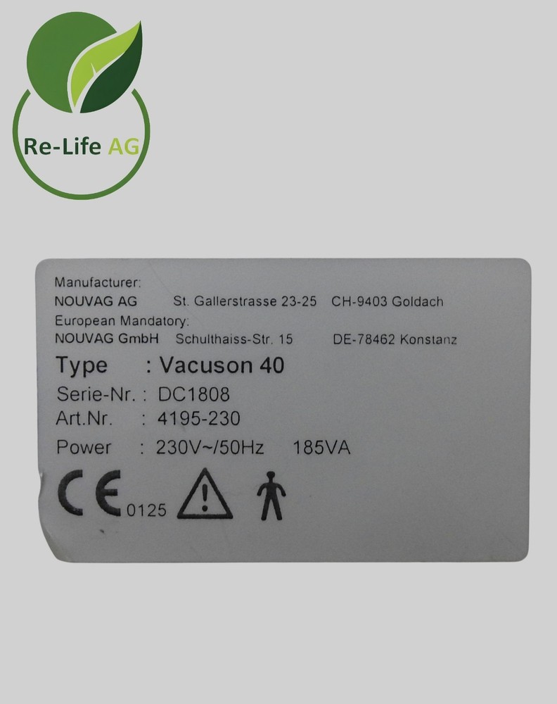 Nouag AG Vacuson 40 Suction Pump