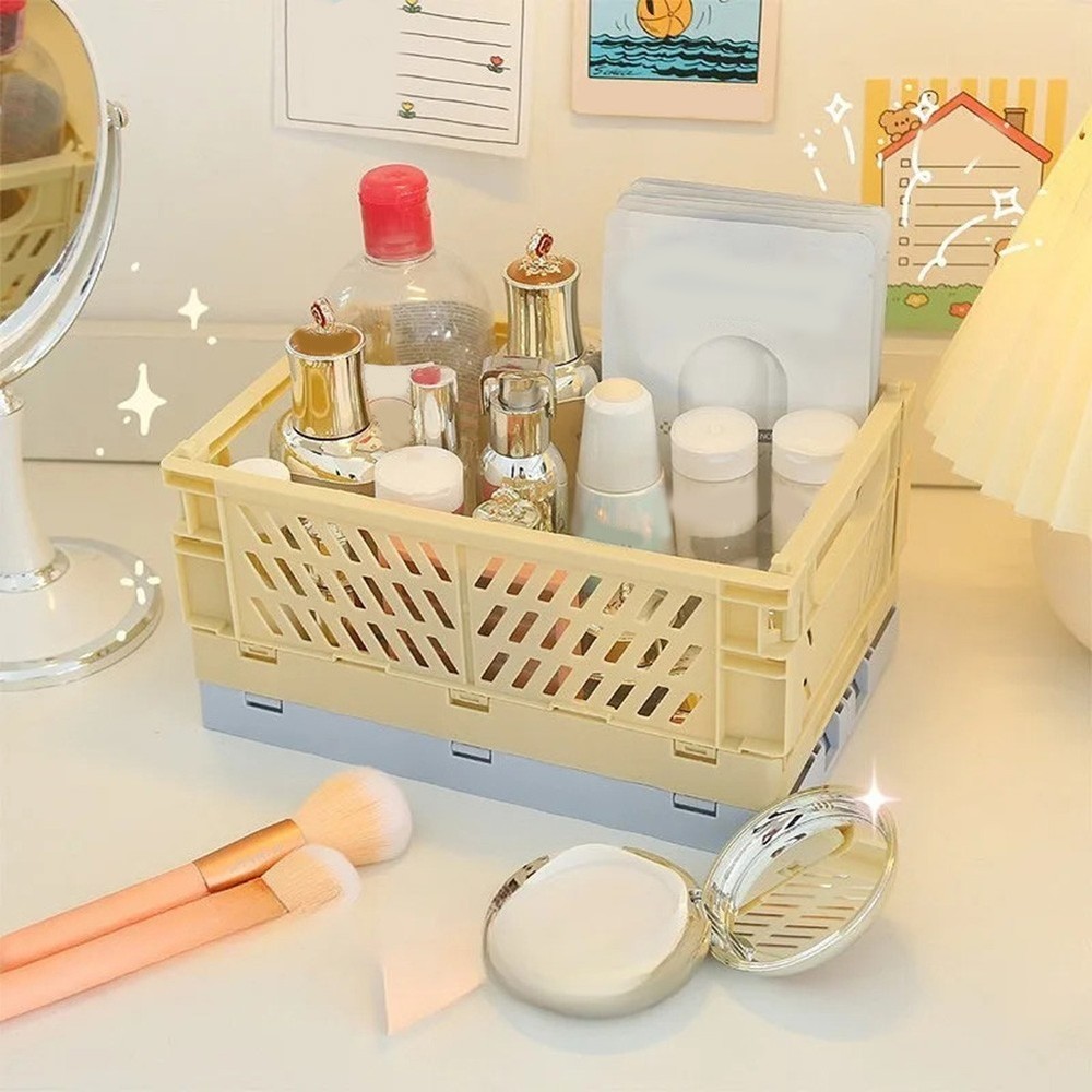 Clutter-free Folding Storage Basket Creative Aesthetics Easy Maintenance