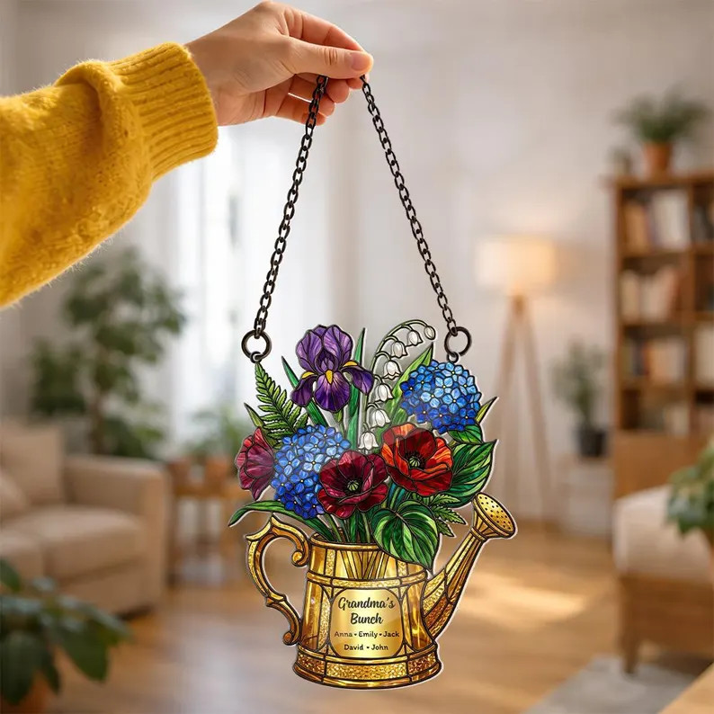 Personalized Grandma Suncatcher Acrylic