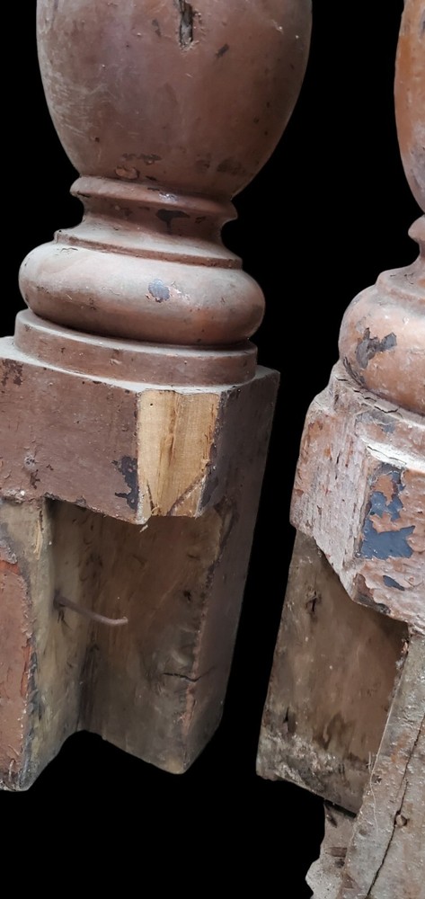 Pair Of Newel Posts *GAM0204