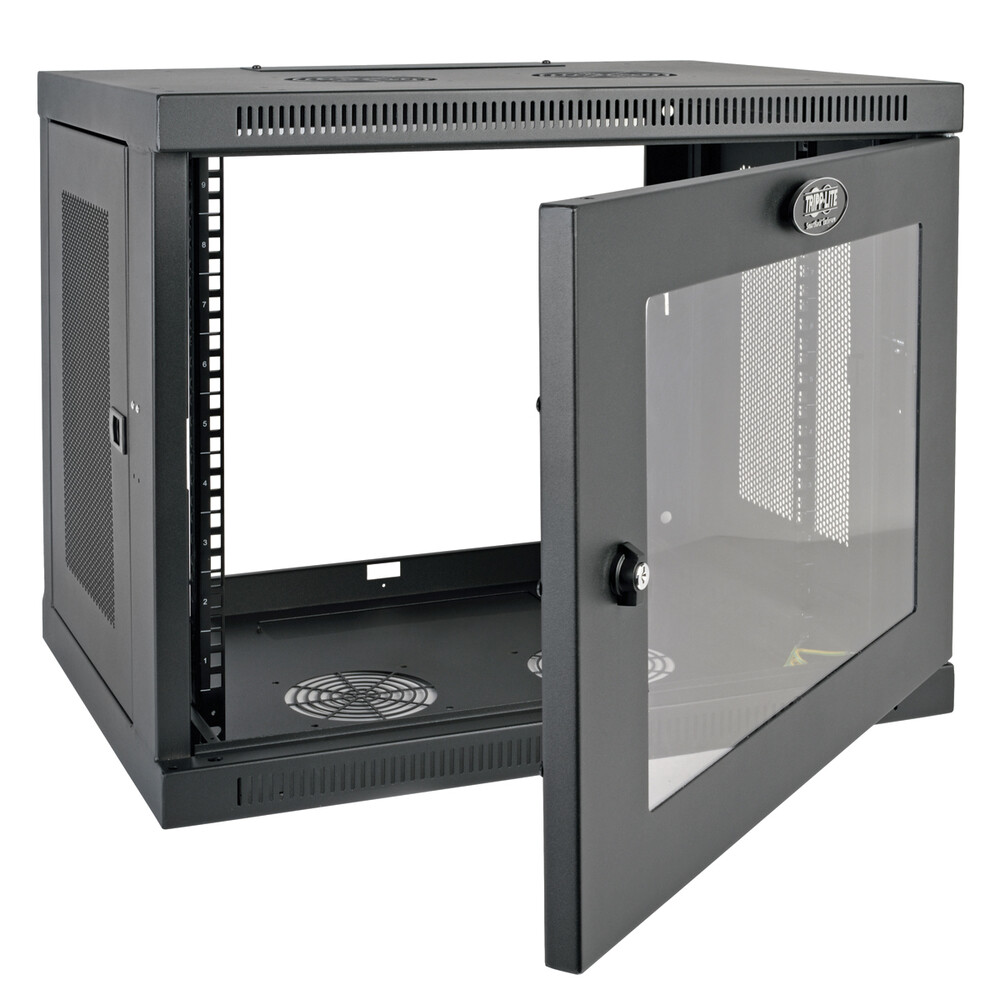 Tripp-Lite SRW9UG 9U Wall-Mount Rack Enclosure, Low-Profile Switch-Depth