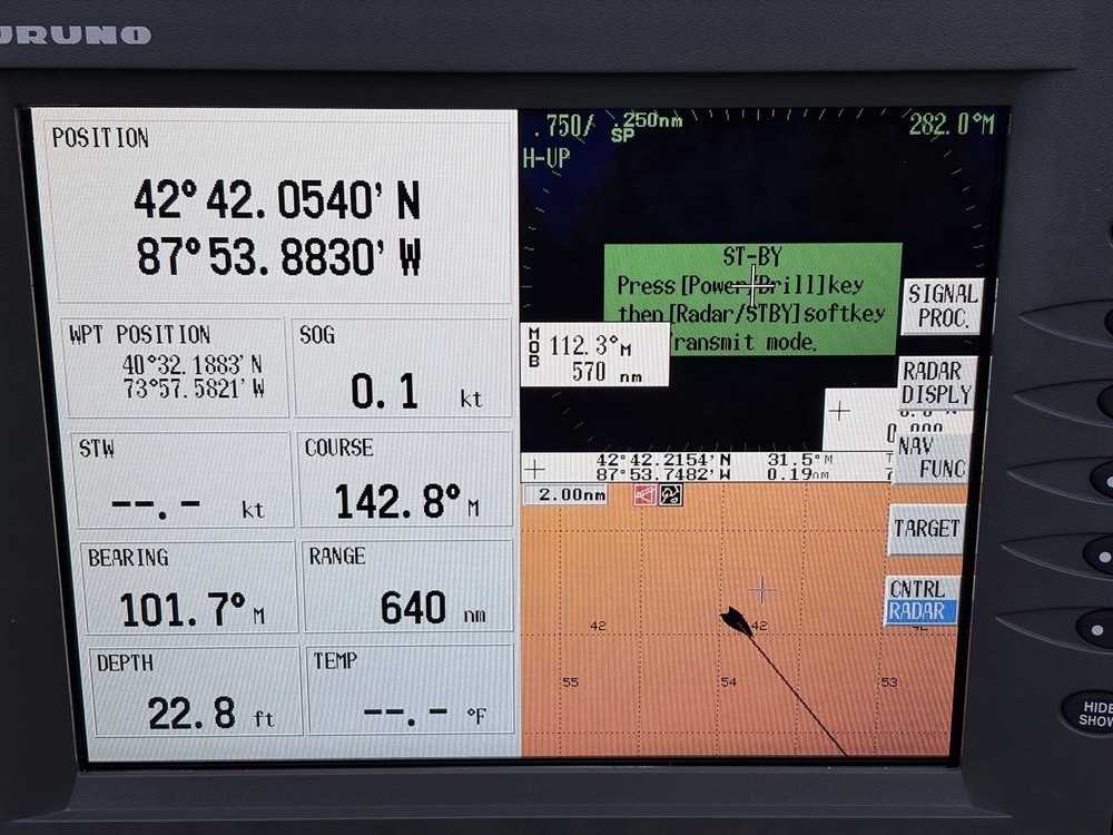 Furuno RDP-149 NavNet VX2 Radar Navionics GPS Chartplotter Multifunction Display