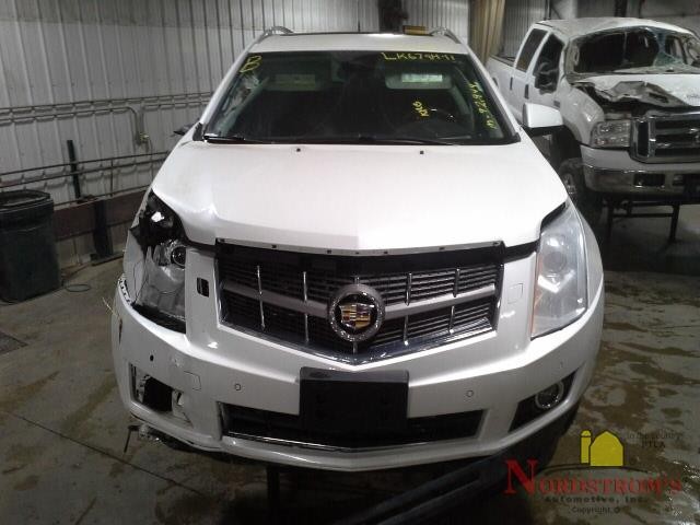 2011 Cadillac SRX Passenger Front Headrest Only Gray Leather