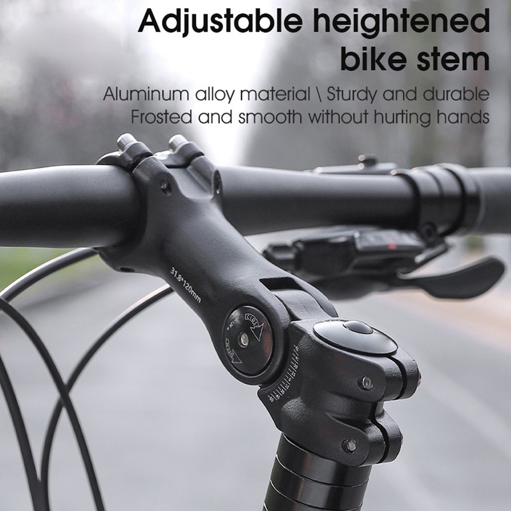 Adjustable Handlebar Stem Variable 60 Degree Angle Alloy L6K3