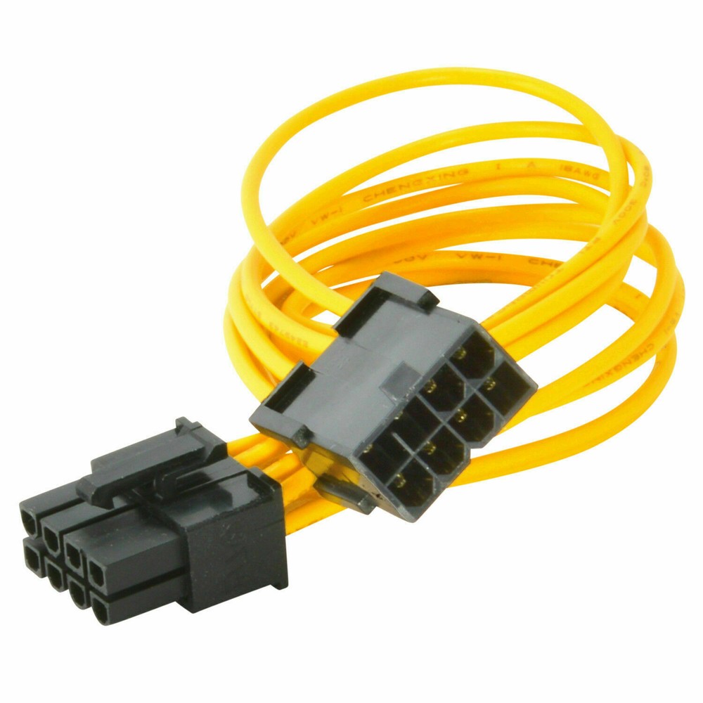 8-Pin PCIE Power Extension Cable for GPU Video Card PCI-Express PCI-E 8" 20CM