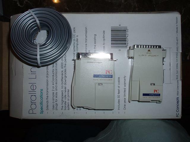 IC164 Non-Powered High Speed Parallel Data Extender NEW Printer Port NIB