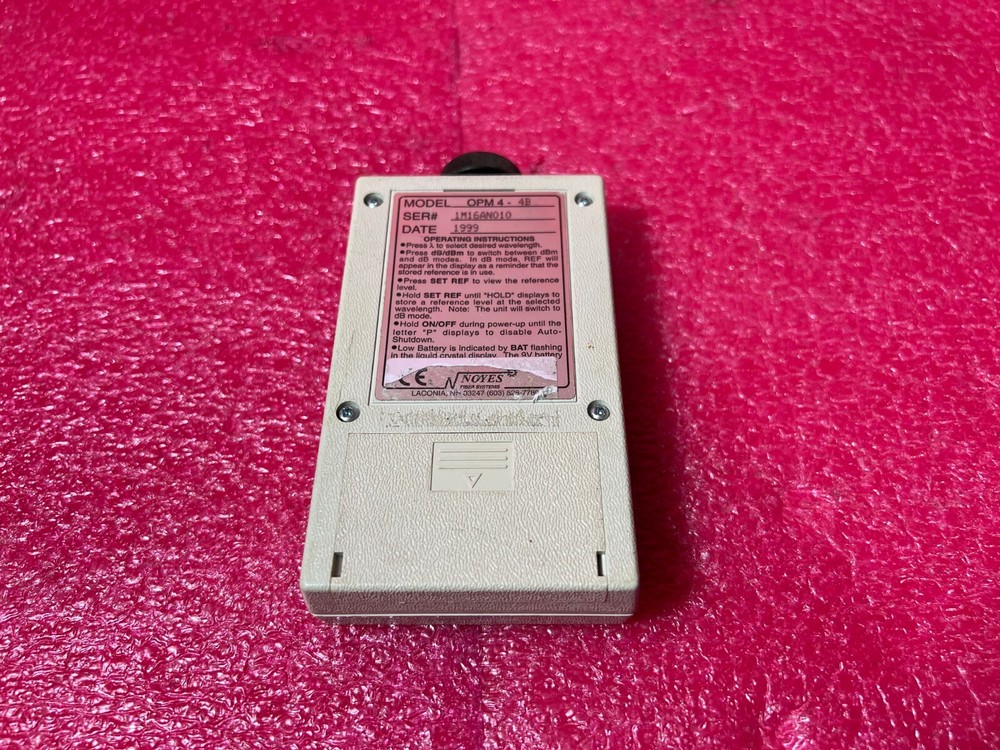 1 Pc Noyes OPM4-4B Optical Power Meter