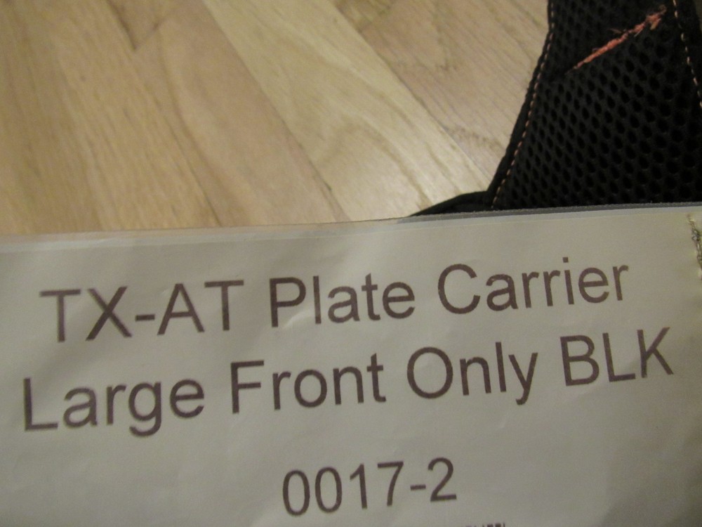 Grey Ghost Gear Plate Carrier Large Front only black