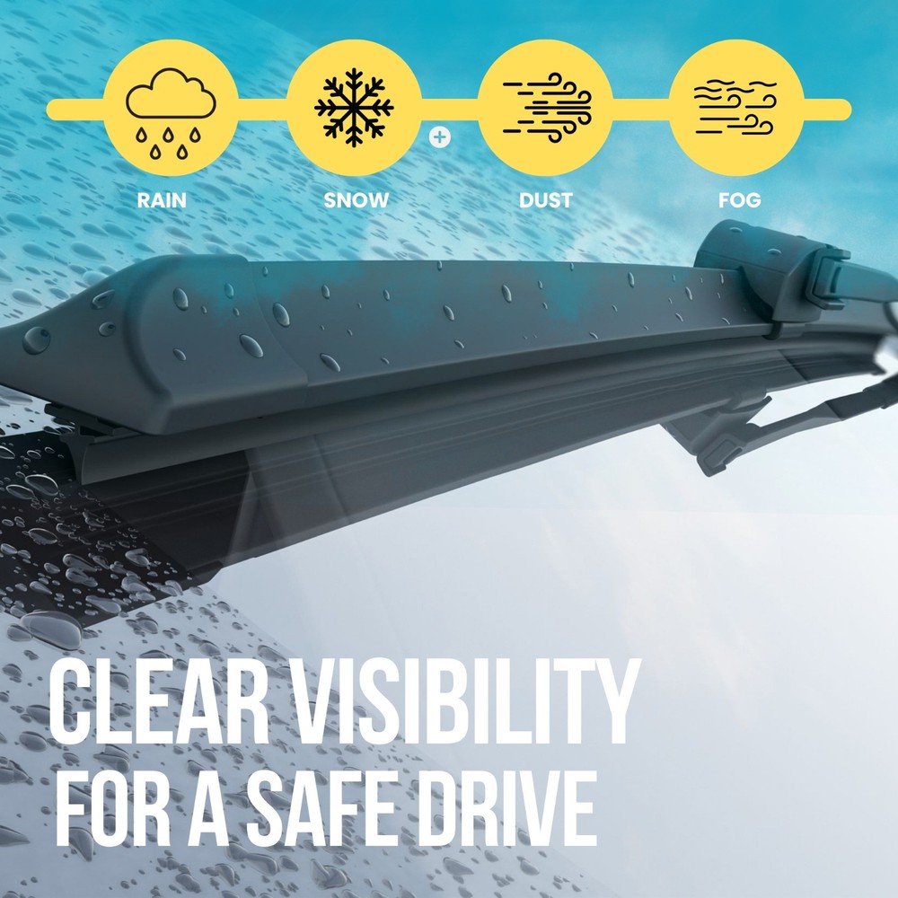 Silbak 24"-20" Front Wiper Blade Set For Ford Taurus 2000-2006