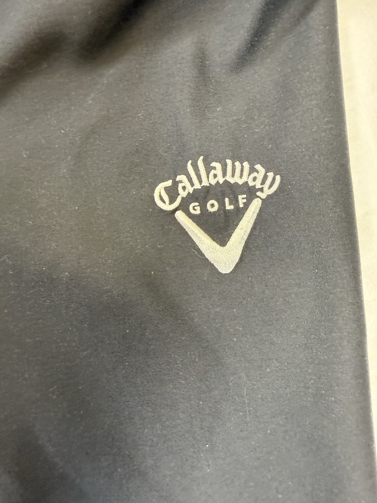 Callaway Men’s Jacket Golf Sport Outerwear Black Pullover Windbreaker XL EUC