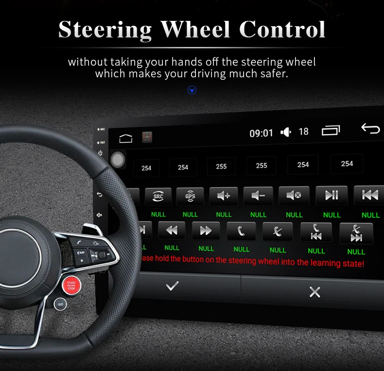For Audi A3 2008-2012 2 Double Din Android Car Stereo GPS Navigation Carplay