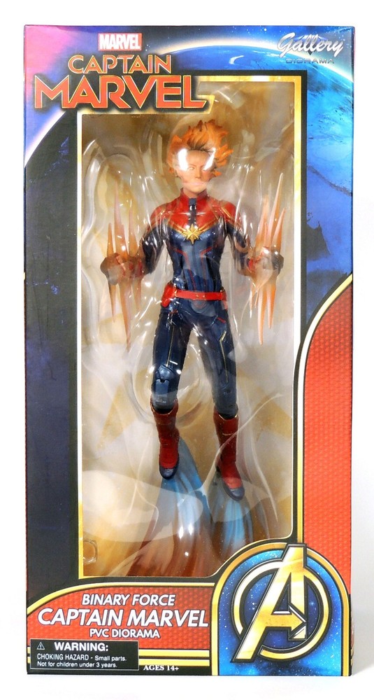 Captain Marvel Binary Force PVC Gallery Diorama Diamond Select 2020 (SEALED)