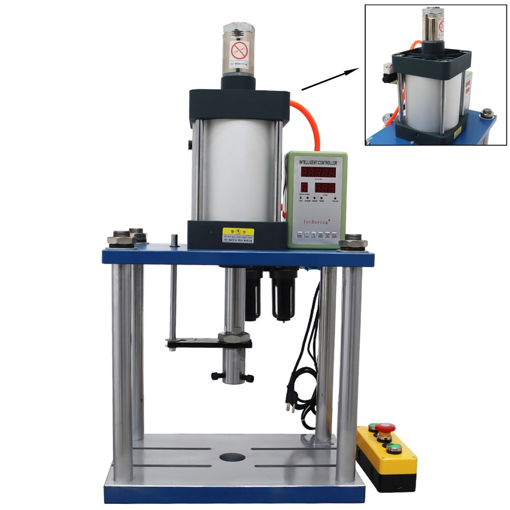 2866LBS/1300kg 110V Pneumatic Punch Press Machine with Controller 0.5-0.8MPa