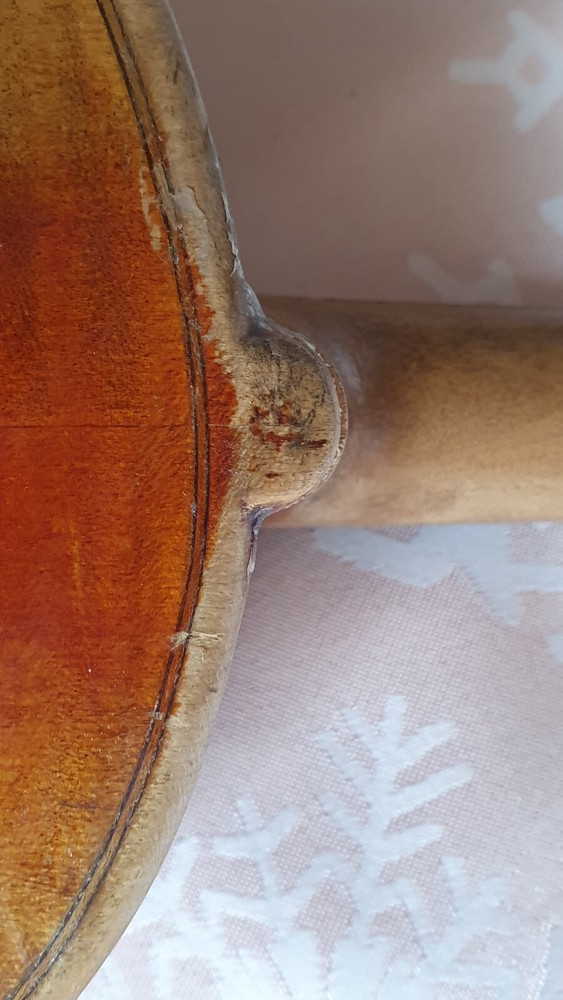 nicely flamed & old 3/4 Violin violon