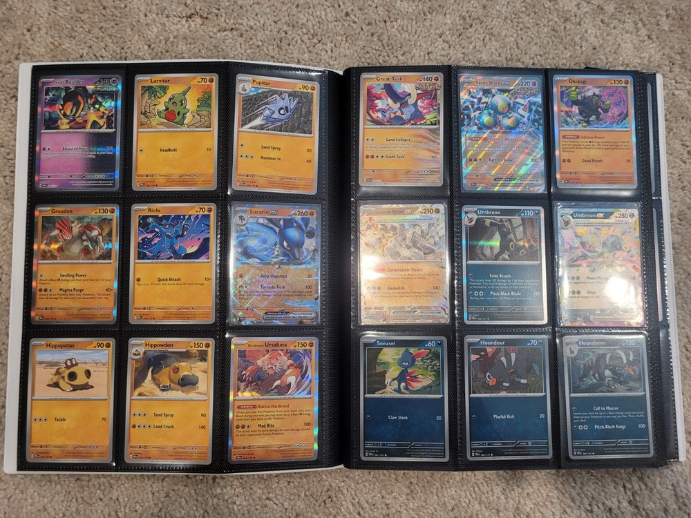 Prismatic Evolutions Complete Base Set (1-131) In Binder