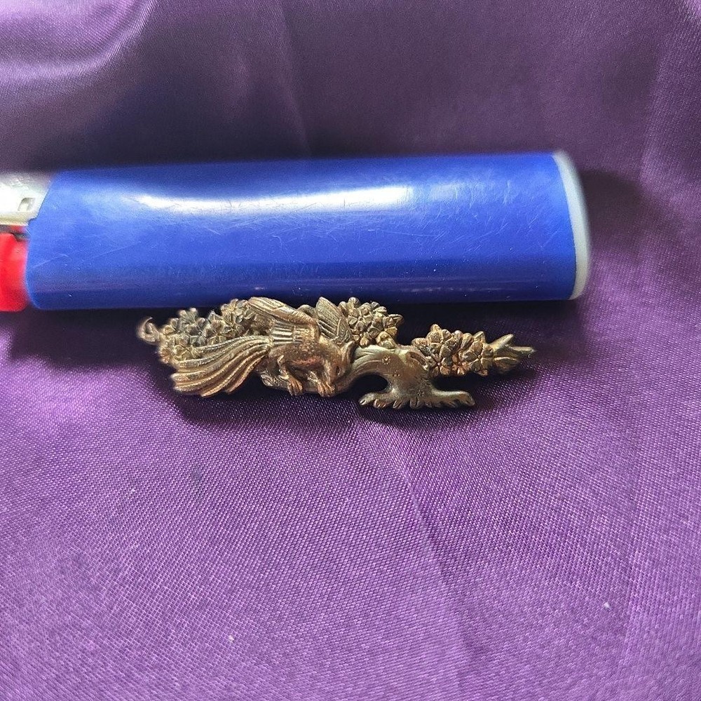 Samurai Katana Menuki Japanese Sword Fitting Phoenix Bird Art