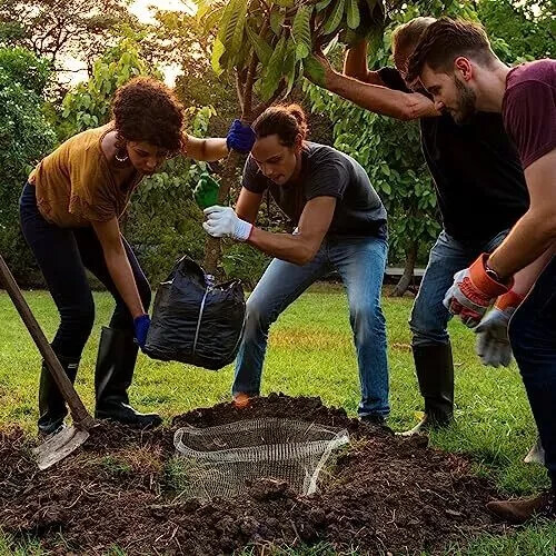 10 Pack 15 Gallon Root Guard Gopher Proof Wire Mesh Basket for Underground