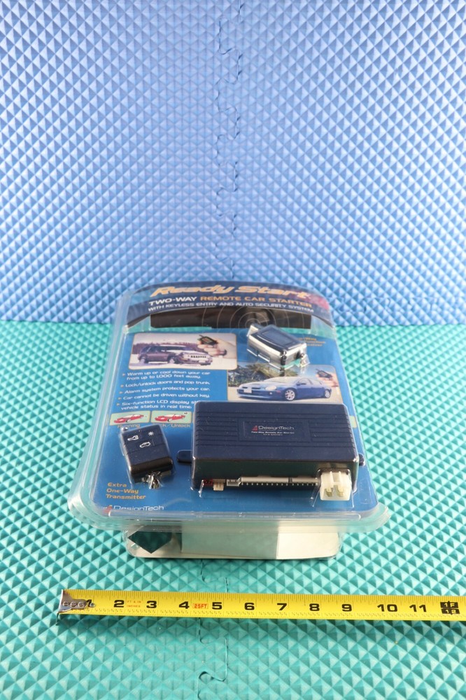 Design Tech Ready Start 490599 Two Way Remote Car Starter Security Keyless Entry
