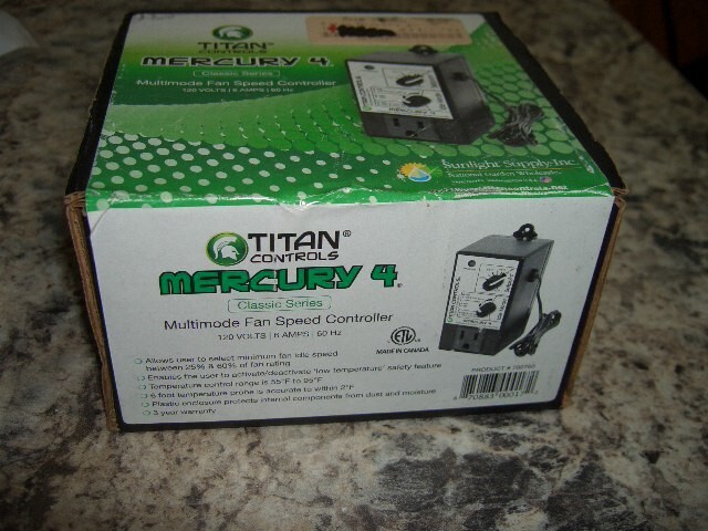 Titan Controls Mercury 4 Multimode fan speed controller 702760 NEW