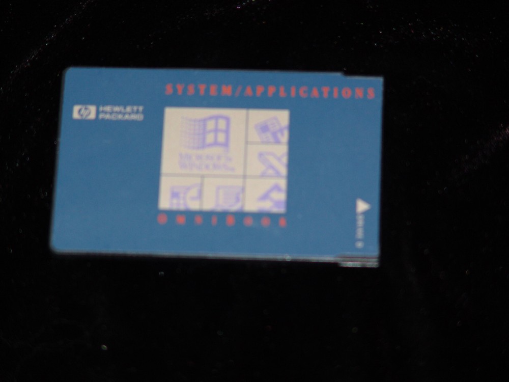 HP Omnibook 300 System Applications PCMCIA Card
