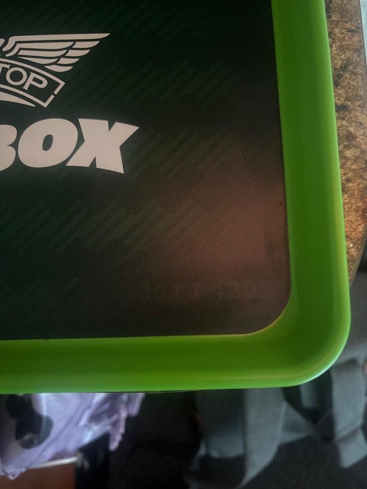 Wingstop Hot Box Meal Rolling Tray