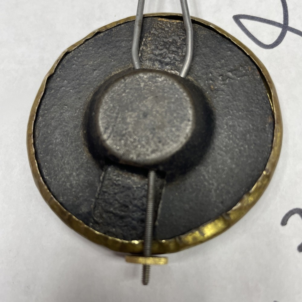 Antique Pillar & Scroll OG Medallion Pendulum Bob