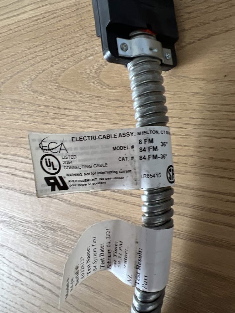 Global Industrial Pass Through Cable For Non Powered 36" Panel