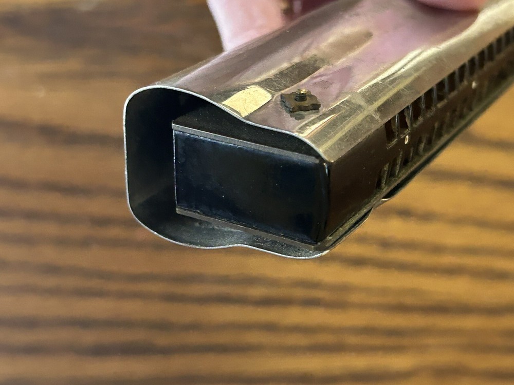 vintage Chromatic Alto Single TOMBO Harmonica 42 hole 7"