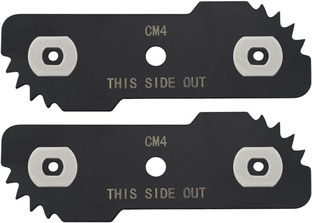 2-Pack EB-007 Edge Hog Heavy-Duty Edger Replacement Blades Compatible with Black