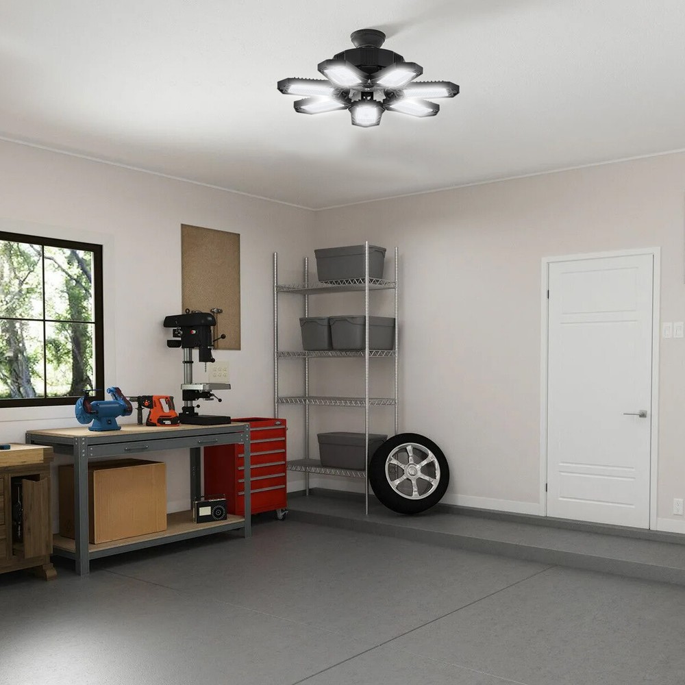 Foldable LED Garage Light 32W 178 LED E27 E26 Bulb 360 Degree Lighting for Works